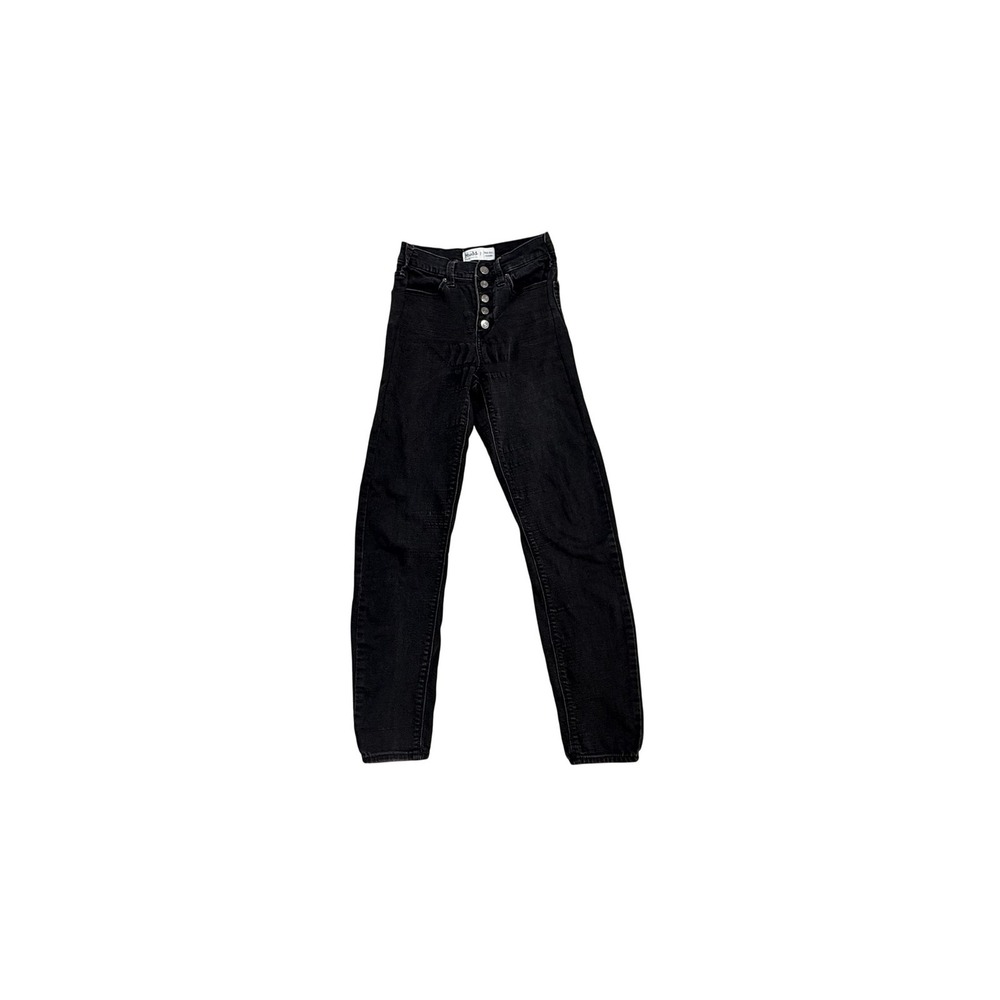 Mudd Jeans Juniors 7 Black High Rise Jegging‎ Stretch Skinny Denim Pants